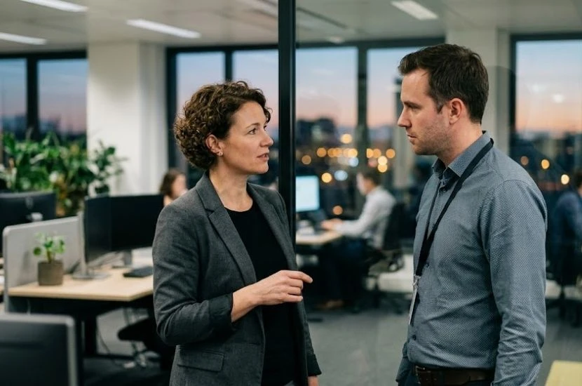 Discussion managériale sur le lanceur d'alerte en entreprise